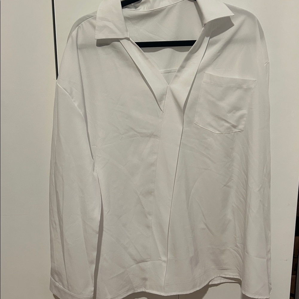 Classic White Blouse Shirt